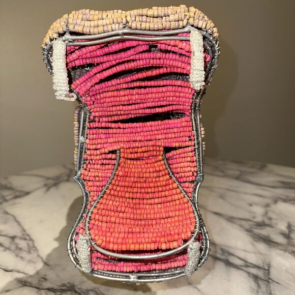 Pottery Barn Kids Moo Deng Handmade Hippo Coconut Tree Bead 17" Hippopotamus - Picture 9 of 15